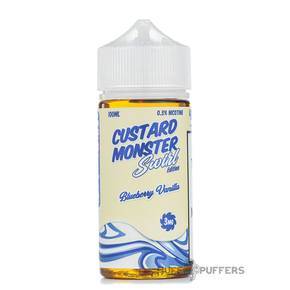 Custard Monster Swirl Edition - Blueberry Vanilla 100mL