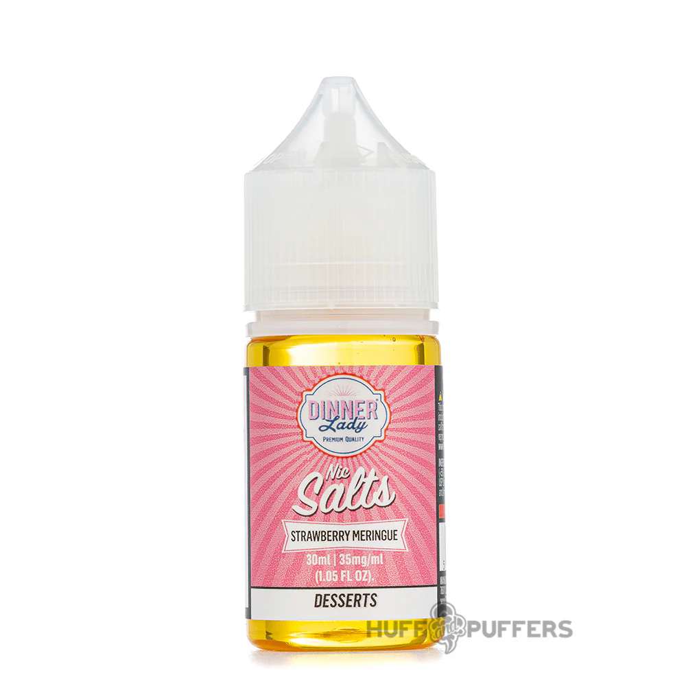 Dinner Lady Nic Salts - Strawberry Meringue 30mL