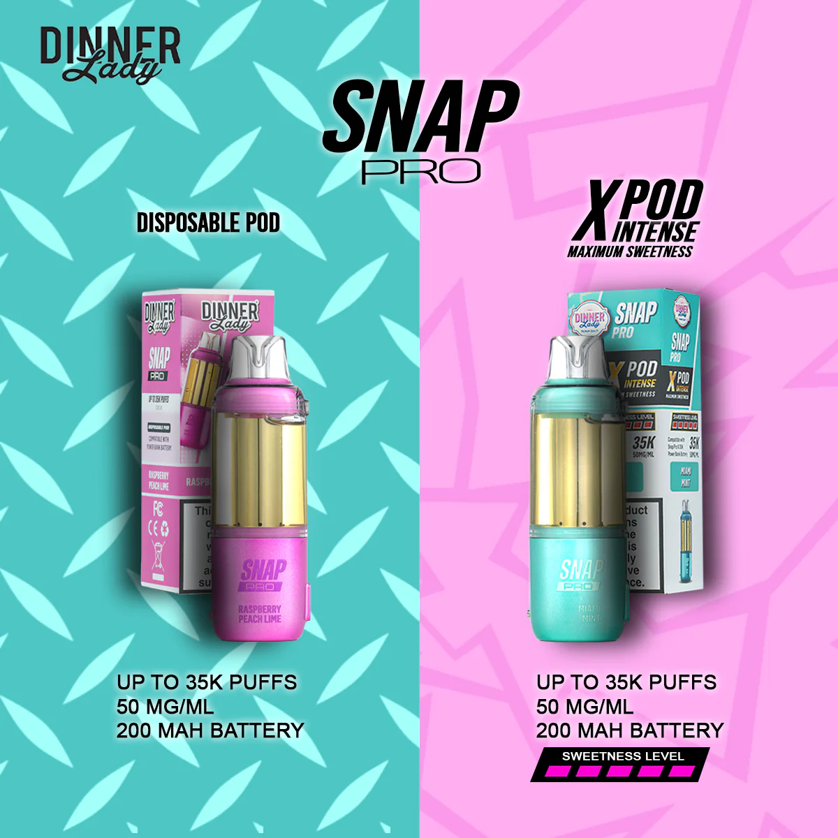Dinner Lady Snap Pro Pod 5% Nicotine - Image 2