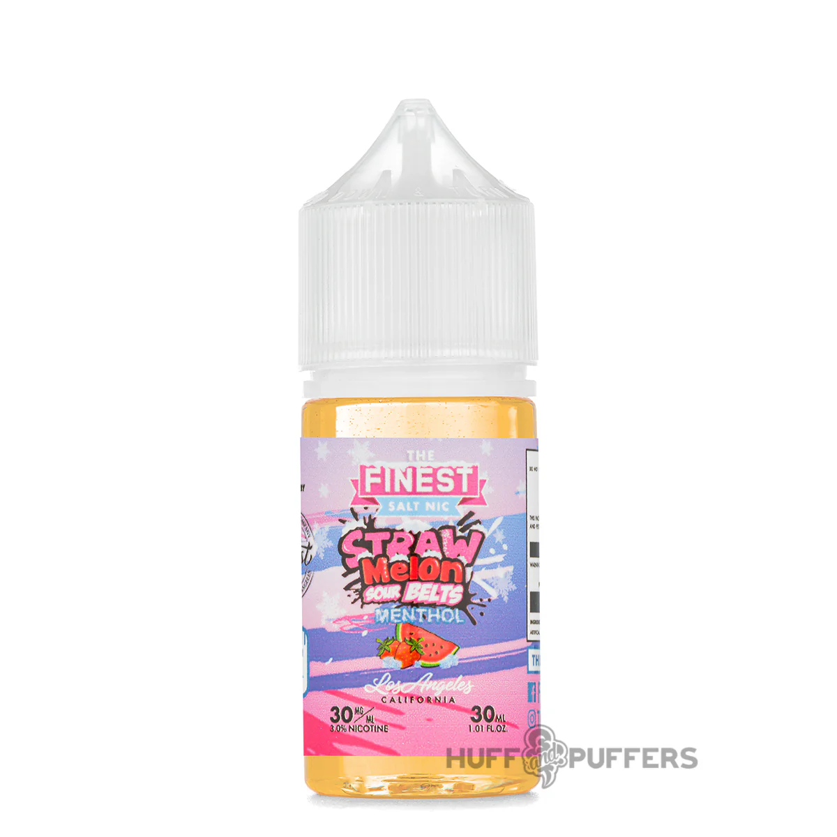 The Finest Salt Nic - Straw Melon Sour Menthol 30mL