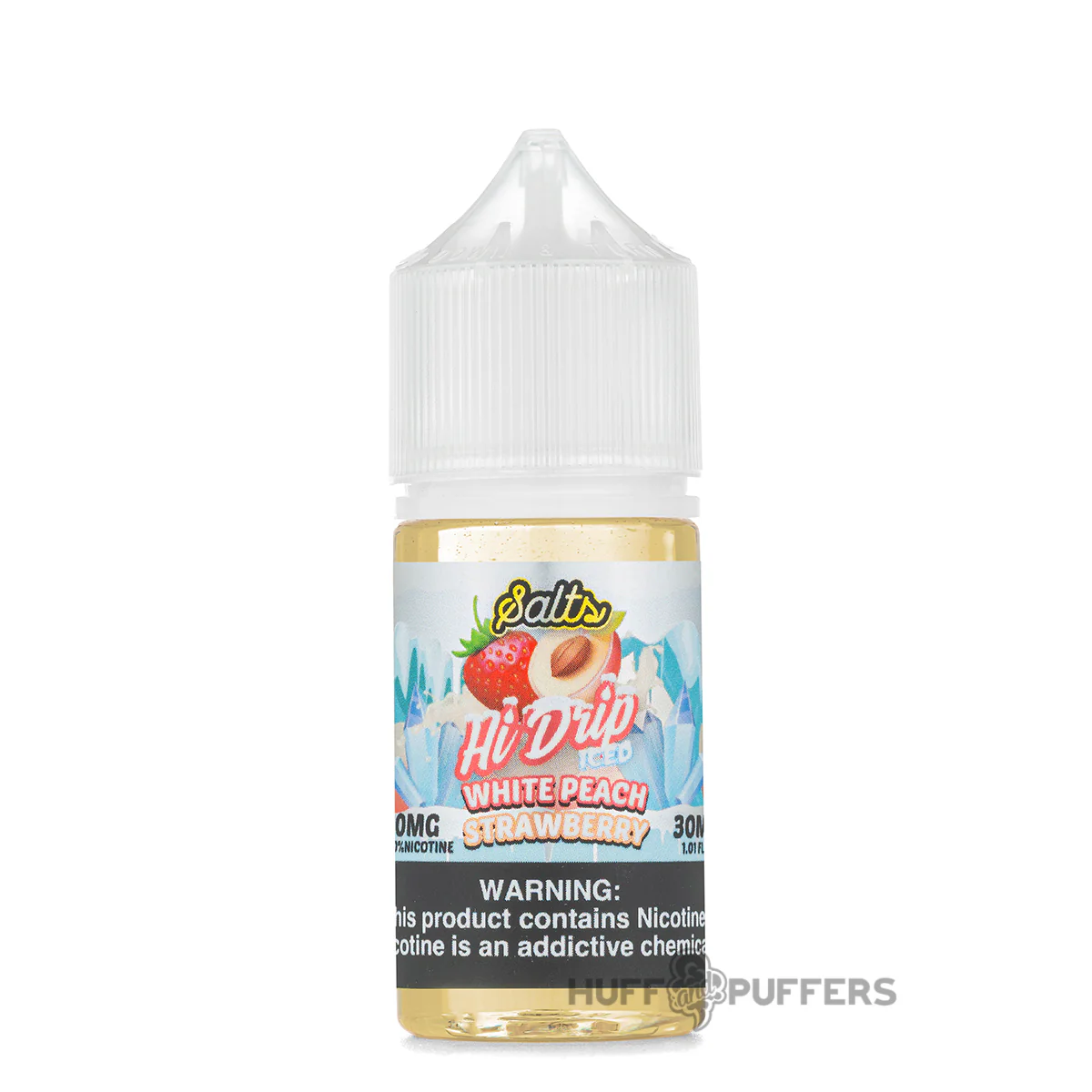 Hi-Drip Salts - White Peach Strawberry Iced 30mL
