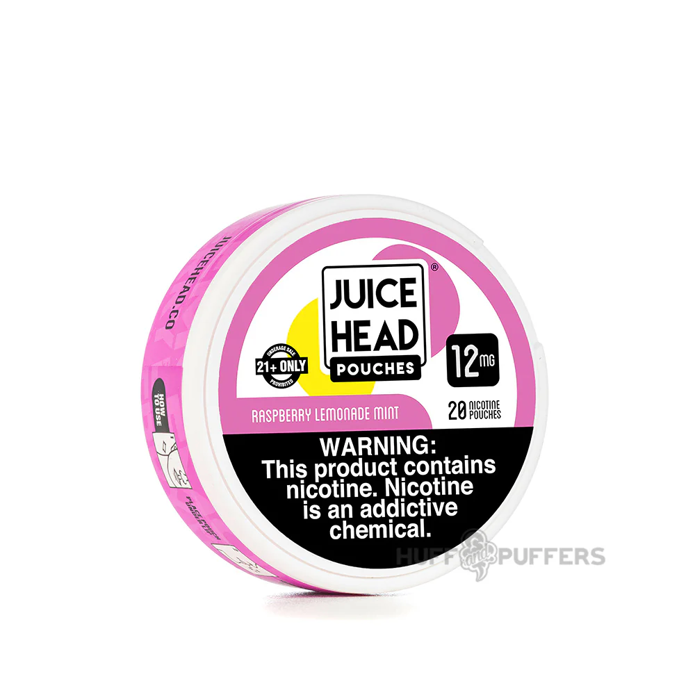 Juice Head Nicotine Pouches - Raspberry Lemonade Mint - Image 3