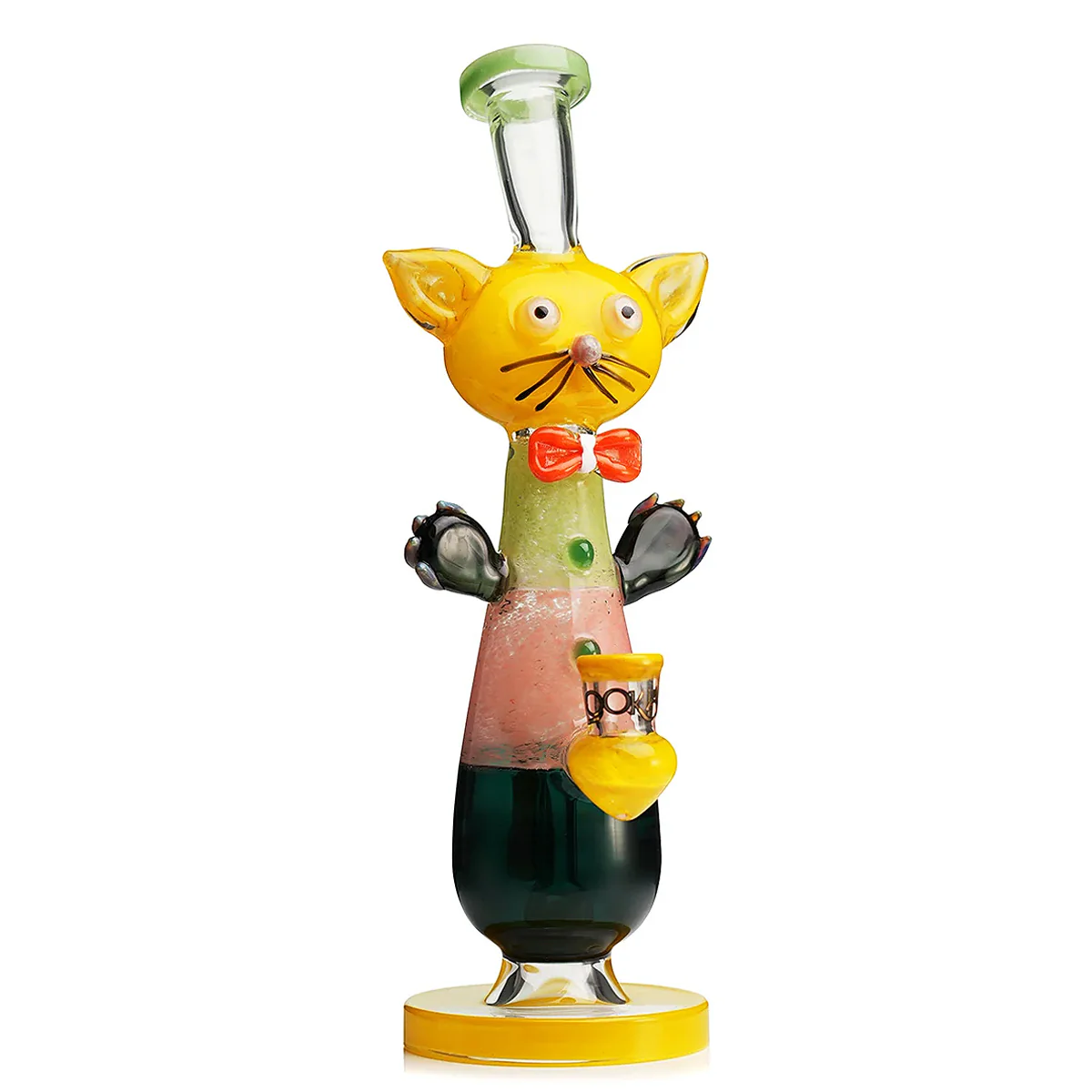 Lookah 12" Cute Cat Gentleman Dab Rig - Image 4