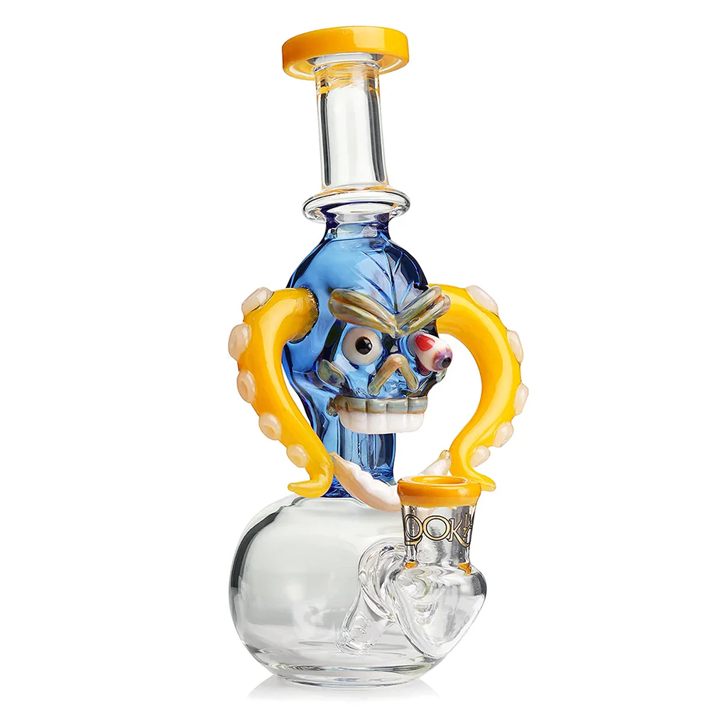 Lookah 10" Mini Cool Excitement Skull Dab Rig - Image 3