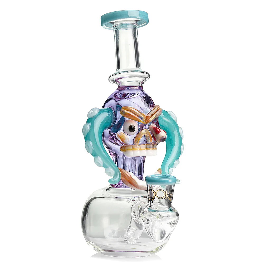 Lookah 10" Mini Cool Excitement Skull Dab Rig - Image 4