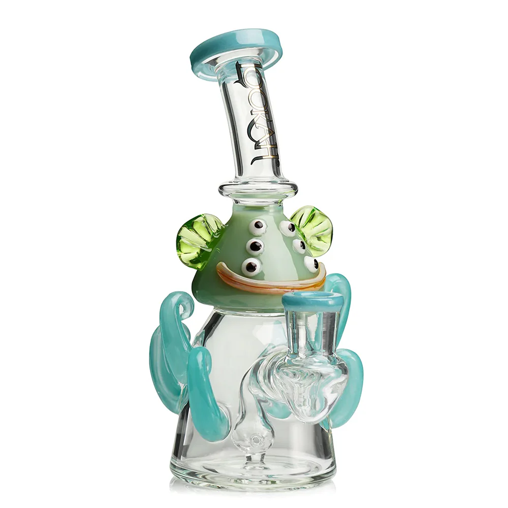 Lookah 10" Mini Cute Six Eyes Clown Octopus Dab Rig - Image 3