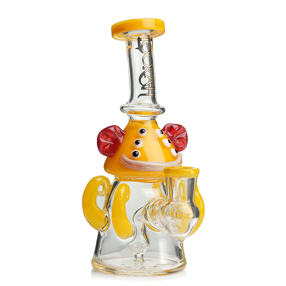 Lookah 10" Mini Cute Six Eyes Clown Octopus Dab Rig - Image 4
