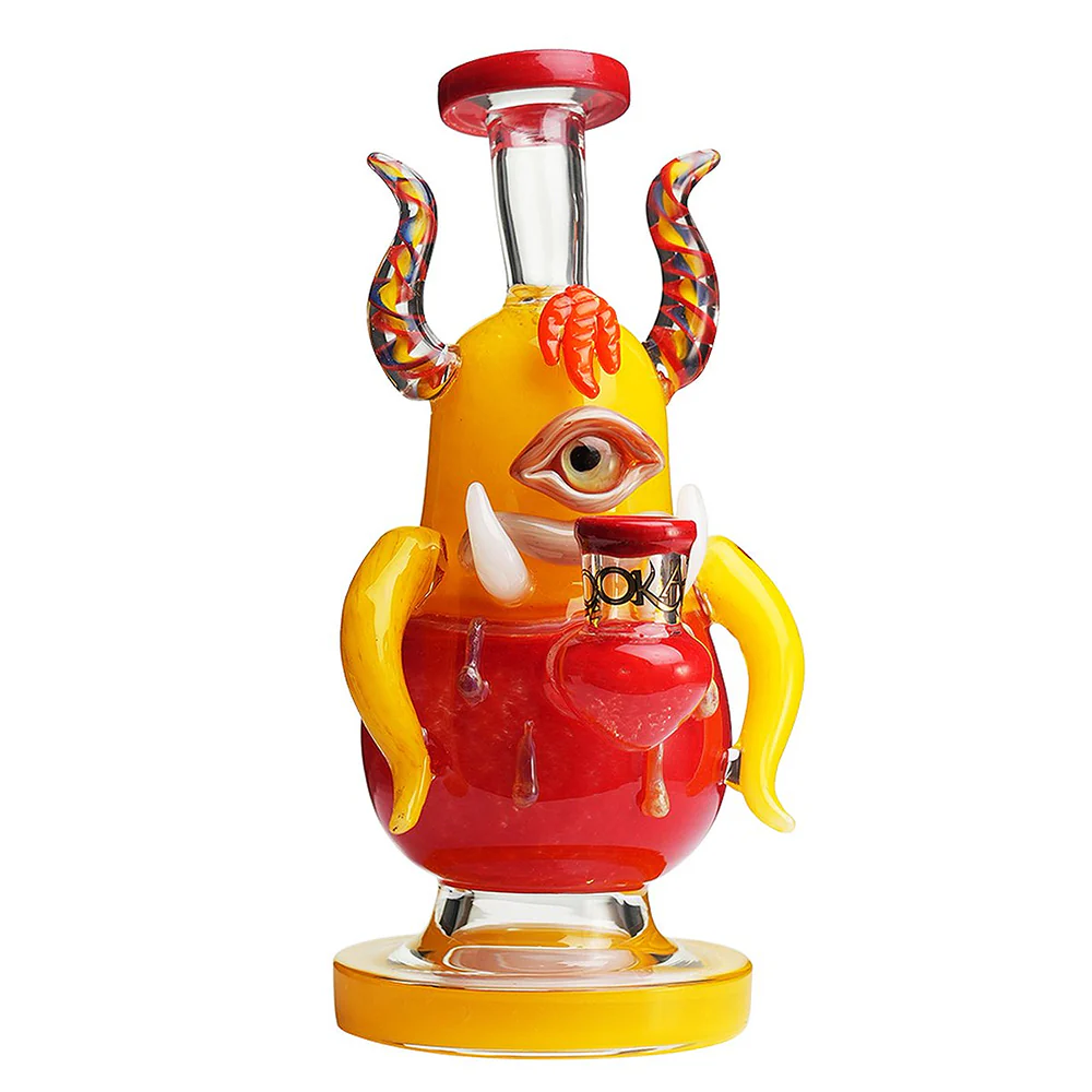 Lookah 8" Mini One-Eyed Big-Bellied Monster Dab Rig - Image 4