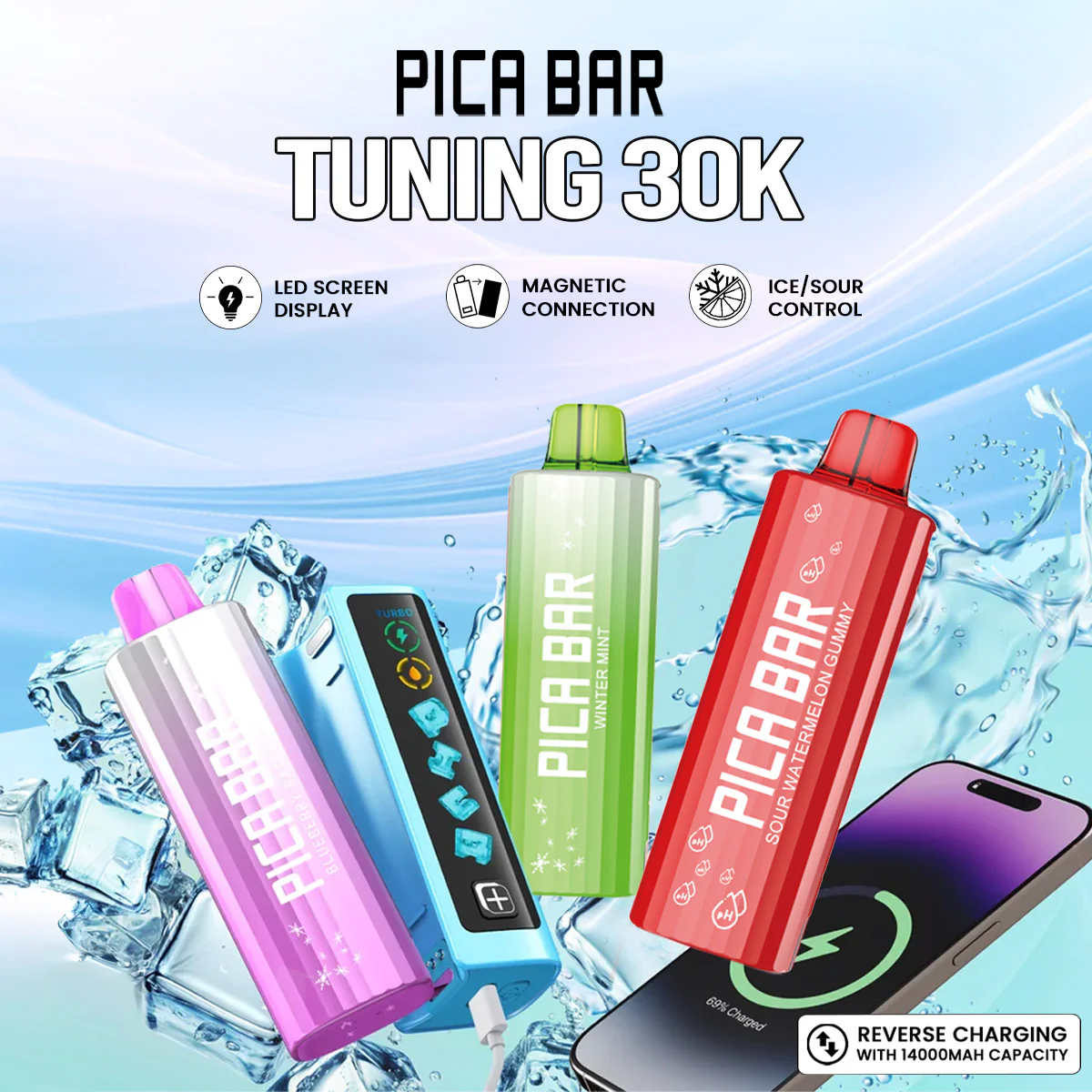 Pica Bar Tuning 30K Disposable Vape Kit - Image 2