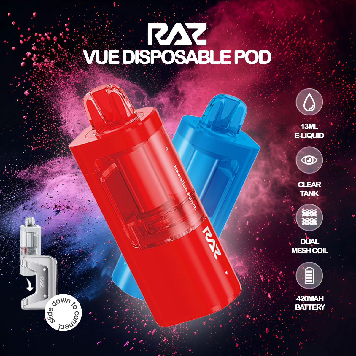 Raz Vue 50K Refill Pod 5% Nicotine - Image 2