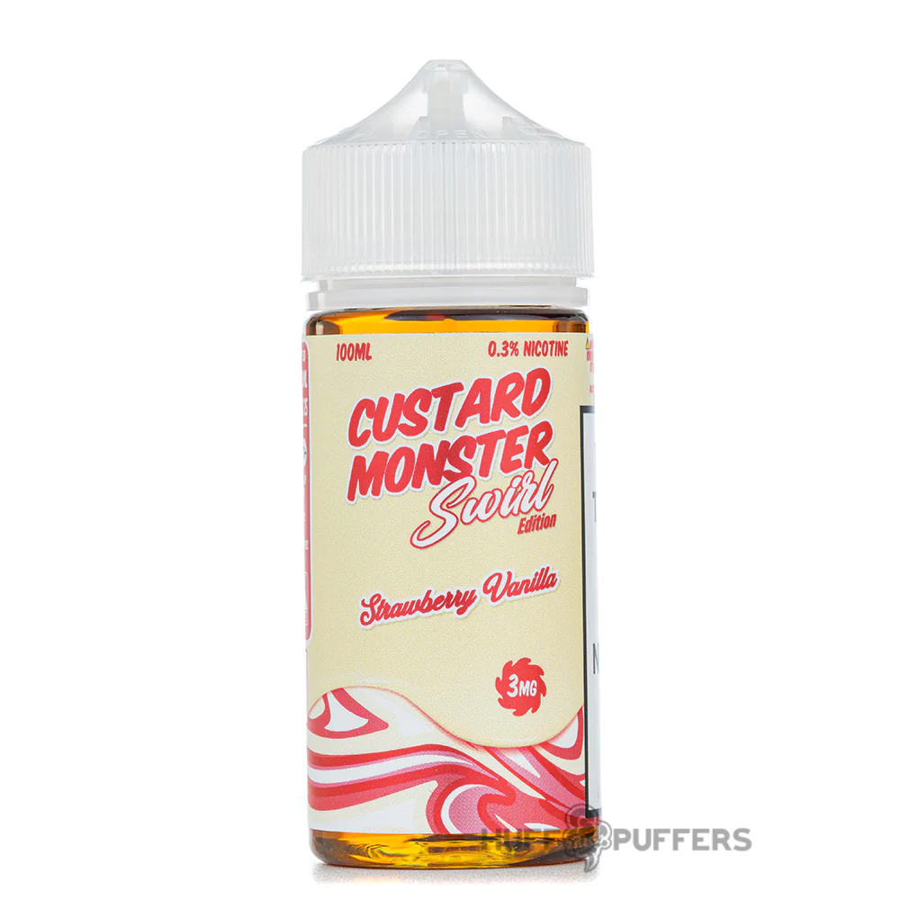 Custard Monster Swirl Edition - Strawberry Vanilla 100mL