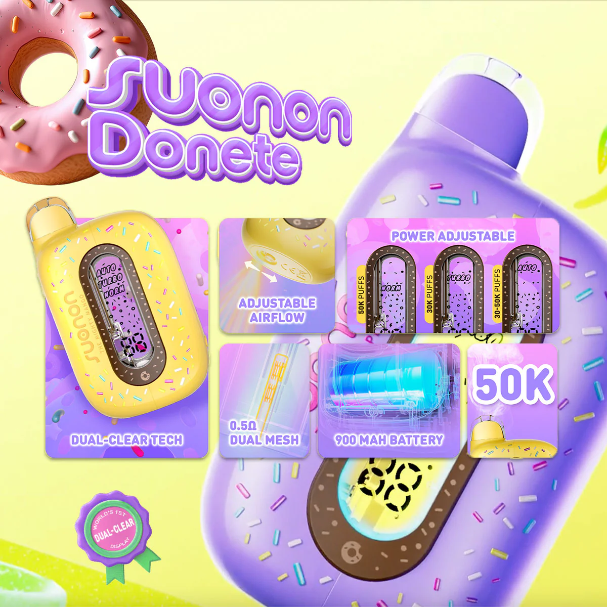 Suonon Donete 50K Disposable Vape - Image 2