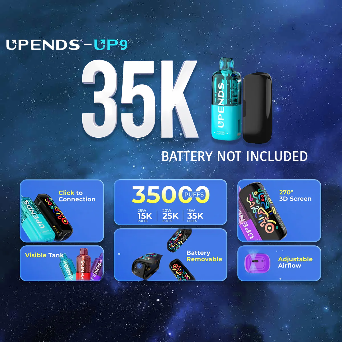Upends UP9 Pod 5% Nicotine - Image 2
