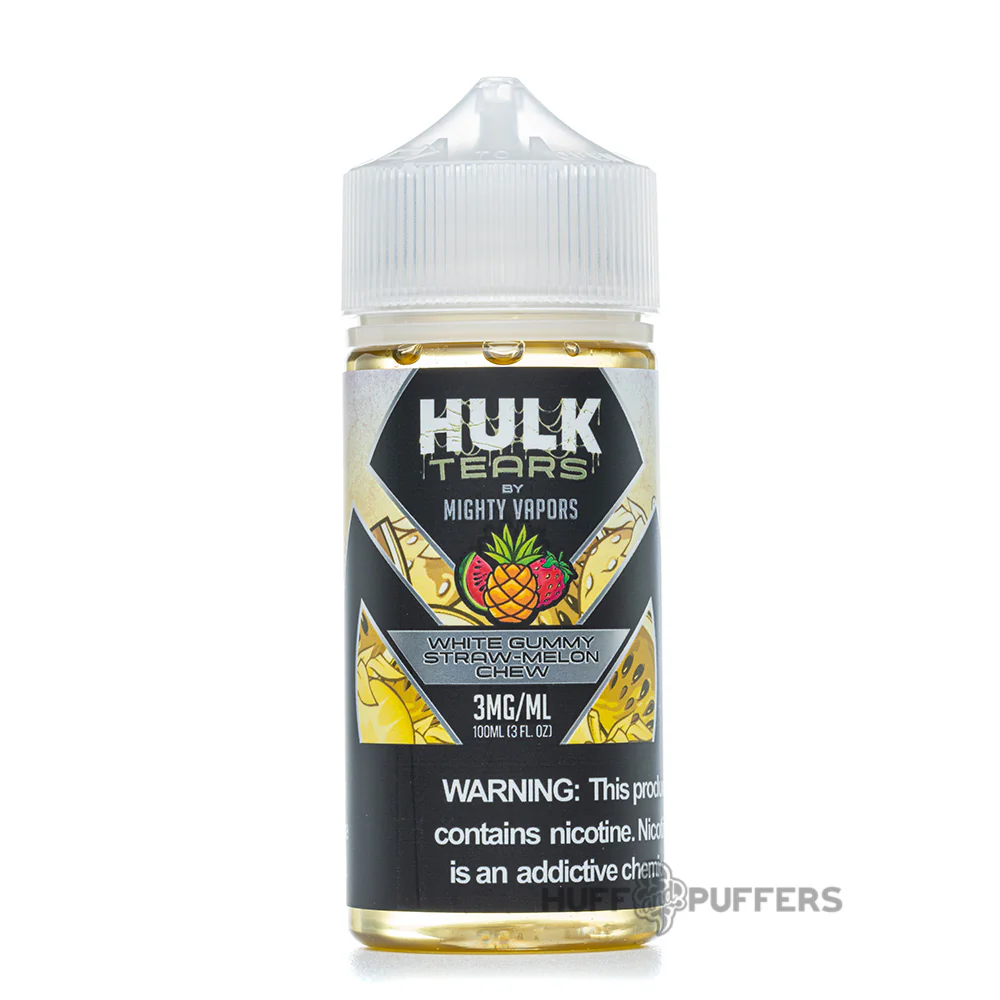 Hulk Tears - White Gummy Straw-Melon Chew 100mL